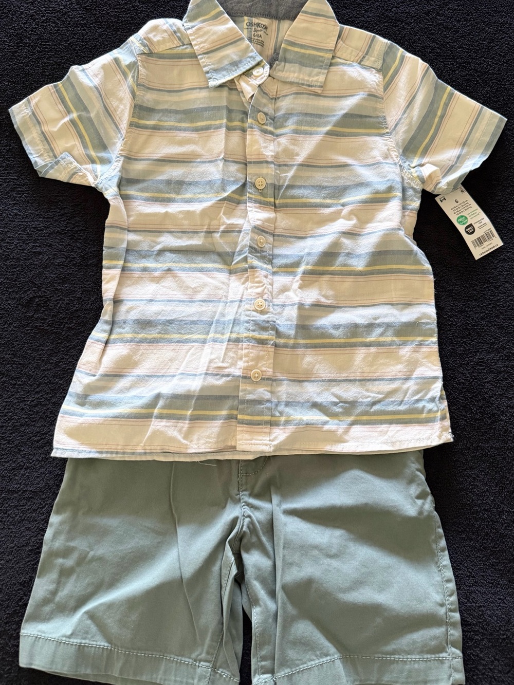 New Boys 2pc Shorts Set Size 6